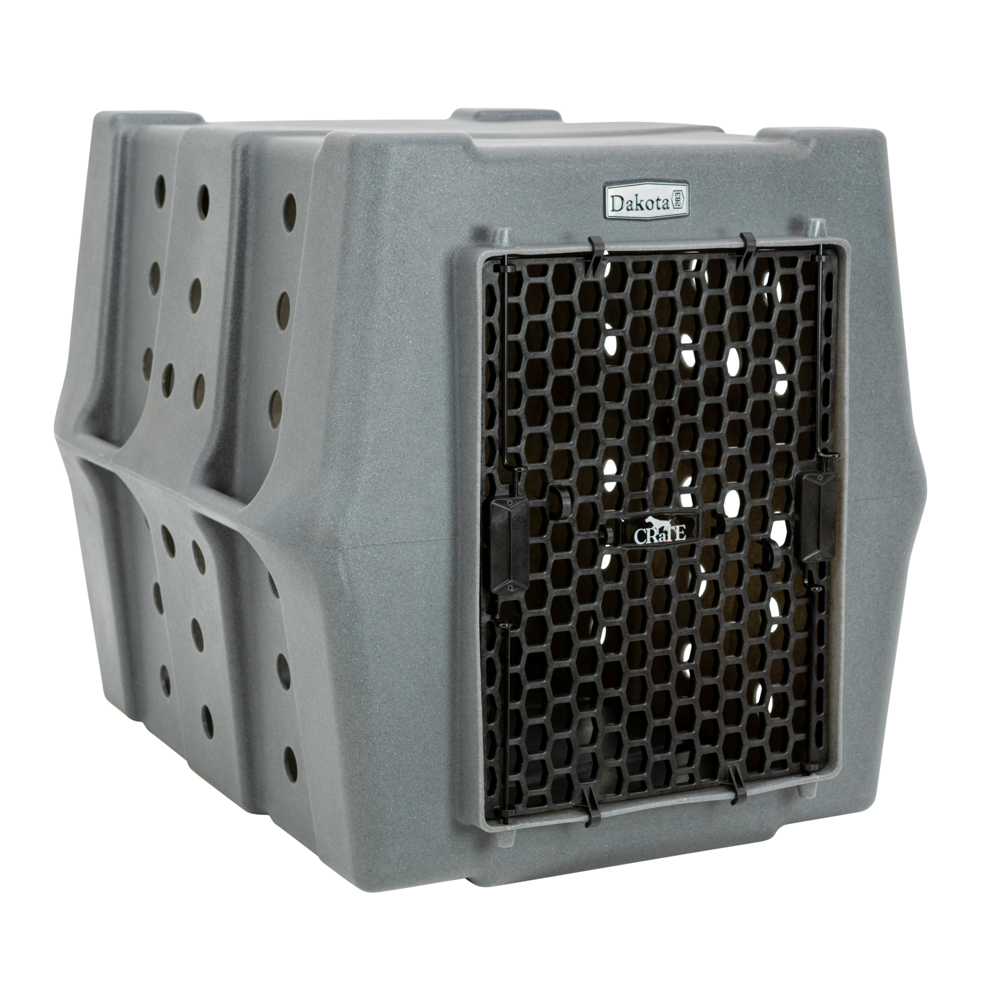 Dakota 283 Canine Rough and Tough Economy Kennel — Intermediate, Dark Granite, Model# D2-CRATE-MD-DAR